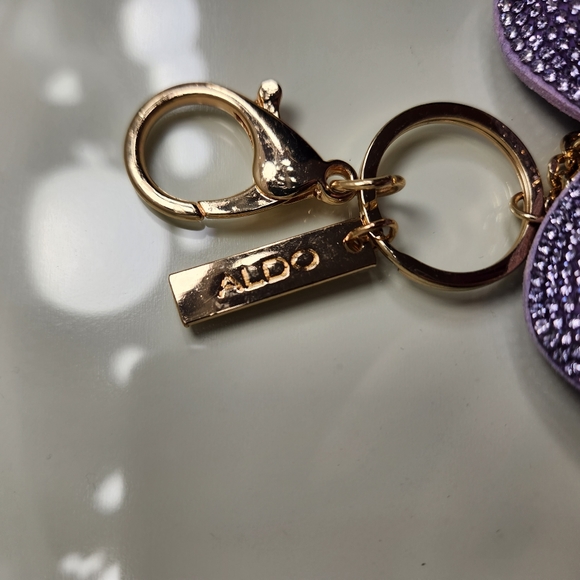 ALDO - Rhinestone Heart Key Charm - Picture 2 of 2